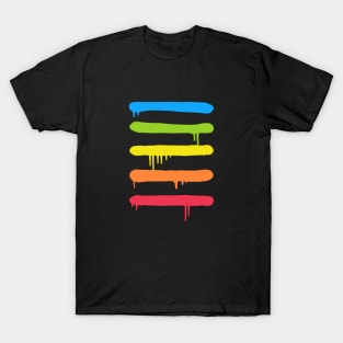 Trendy Cool Graffiti Tag Lines T-Shirt